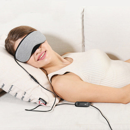 USB Plug-in Heating Steam Sleeping Eye Mask Cloth Cover Shading Ice Compress